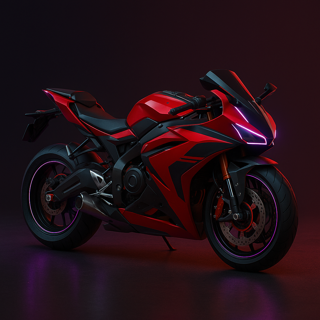 Rider beside a Vapor Edge bike